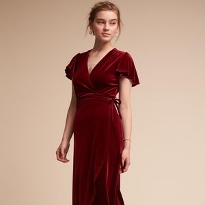 BHLDN Thrive Velvet Dress